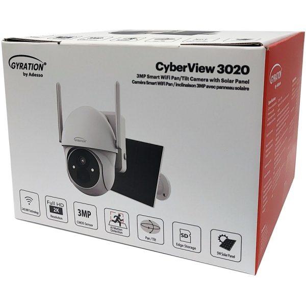 Gyration Cyberview Cyberview 3020 3 Megapixel Indoor/Outdoor Network Camera - Color - White - Image 8