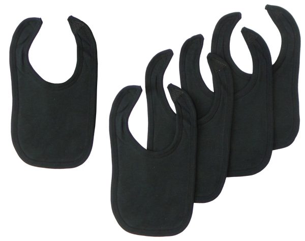 Black Interlock Bib (pack Of 5) 1023-bl-5 - Image 2