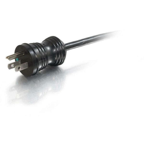 C2G 15ft 16 AWG Hospital Grade Power Cord (NEMA 5-15P to IEC320C13) - Black - Image 2