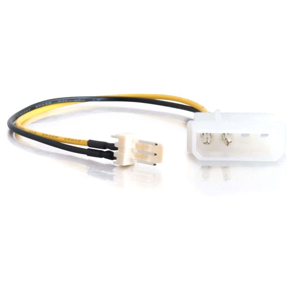 C2G 6in 3-pin Fan to 4-pin Power Adapter Cable - Image 2