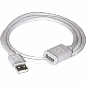 9' USB A M to F Ext Cable Blck