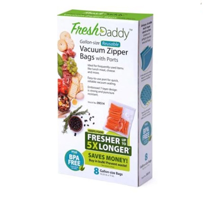 FreshDaddy Vac Zipper Bag GL8p