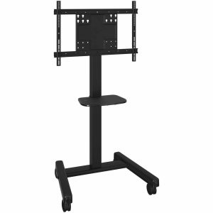 Chief Fit Mobile Cart - For 55-89 Inch Interactive Displays - Height Adjustable TV Mobile Cart - Black