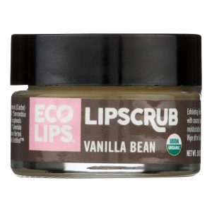 Ecolips Organic Lip Scrub - Vanilla Bean - Case of 6 - 0.5 oz.