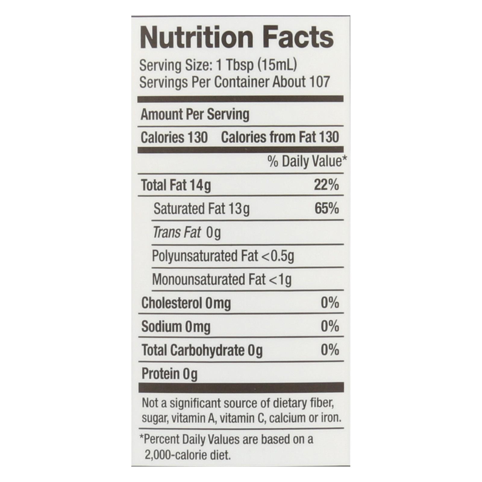 Nutiva Virgin Coconut Oil Organic - 54 fl oz