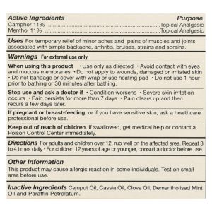 Tiger Balm Pain Relieving Ointment Ultra Strength - Non-Staining - 1.7 oz