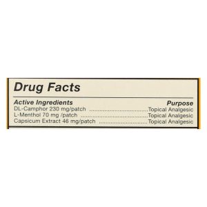 Tiger Balm Pain Relieving Large Patches - Case of 6 - 4 Pack