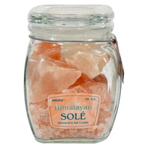 Himalayan Salt Sole Salt Chunks in Jar - 16 oz