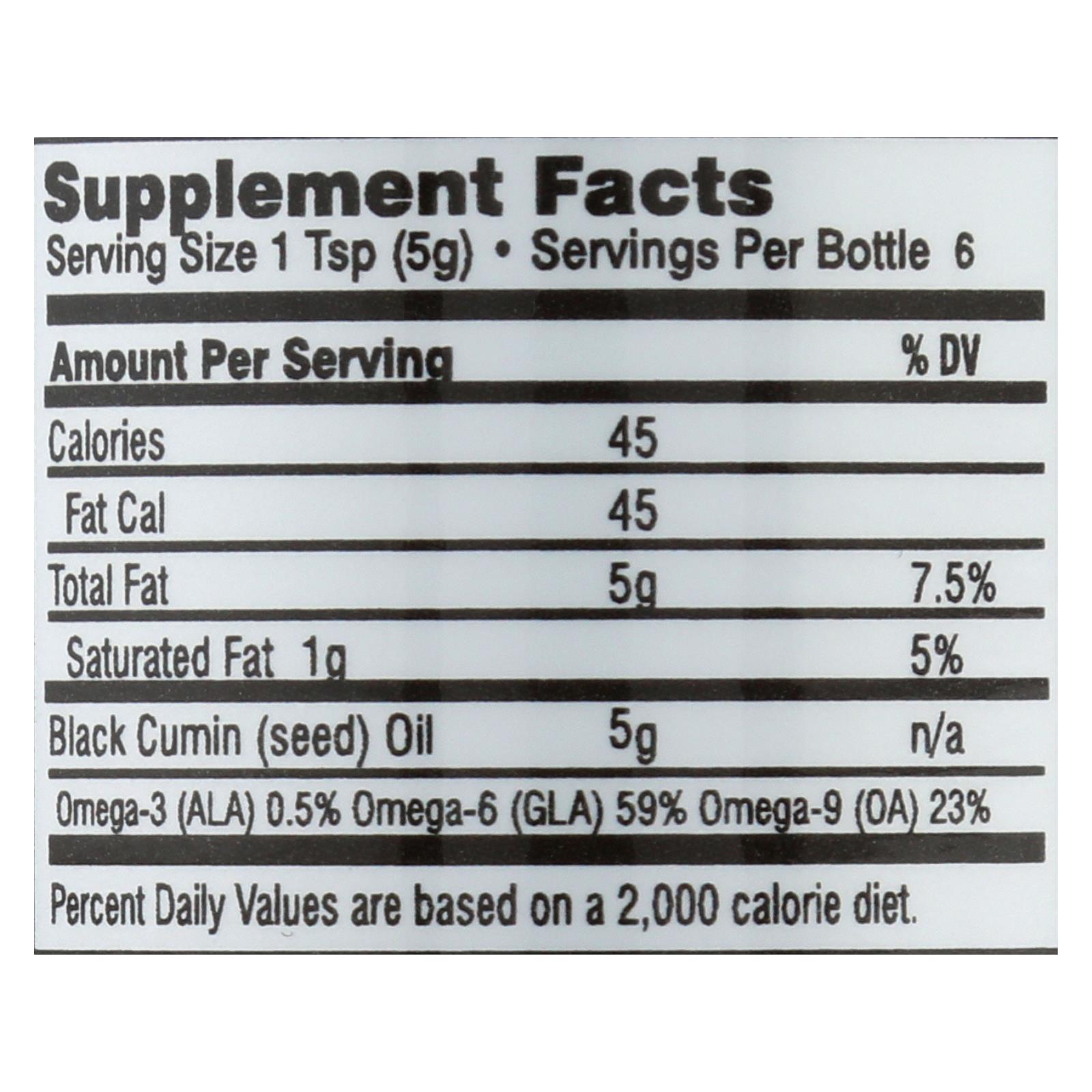 Amazing Herbs - Black Seed Oil - Cold Pressed - Premium - 1 fl oz - Image 2