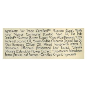 Ecolips Organic Lip Scrub - Brown Sugar - Case of 6 - 0.5 oz.