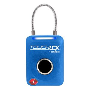 TechLok T0701-RET1 TouchLok by BenjiLock TSA-Approved Fingerprint Travel Lock