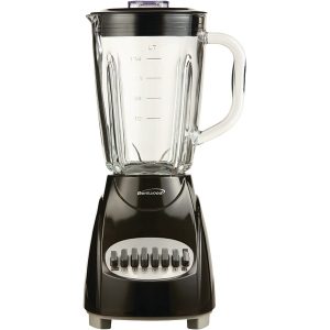 Brentwood JB-920B 42-Ounce 12-Speed + Pulse Electric Blender with Glass Jar (Black)