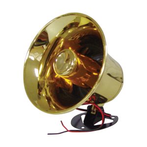 XXX Audio 5-1/4” PA Speaker Style Horn with Brass Color