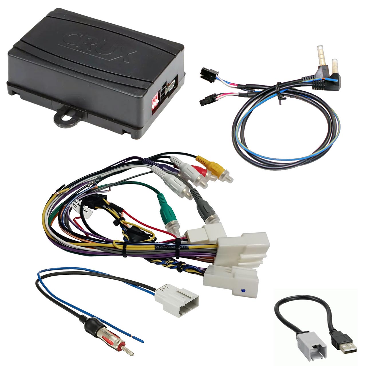 Crux Radio Replacement with SWC Retention for Select '19 - '25 Select Nissan with Carplay