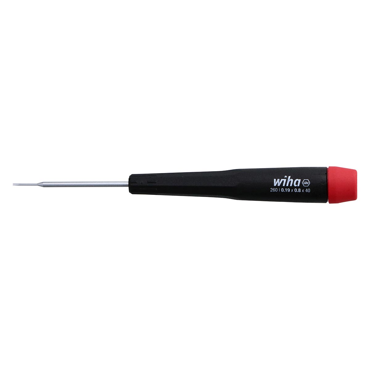 Wiha Precision Slotted Screwdriver - 0.8mm x 40mm