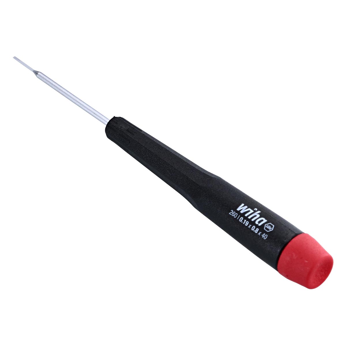 Wiha Precision Slotted Screwdriver - 0.8mm x 40mm - Image 2