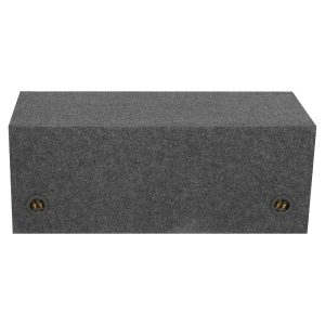 EMPTY WOOFER BOX DUAL 12" MDF VENTED BASS BOX SQUARE