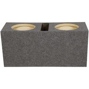 EMPTY WOOFER BOX DUAL 10" MDF VENTED BASS BOX