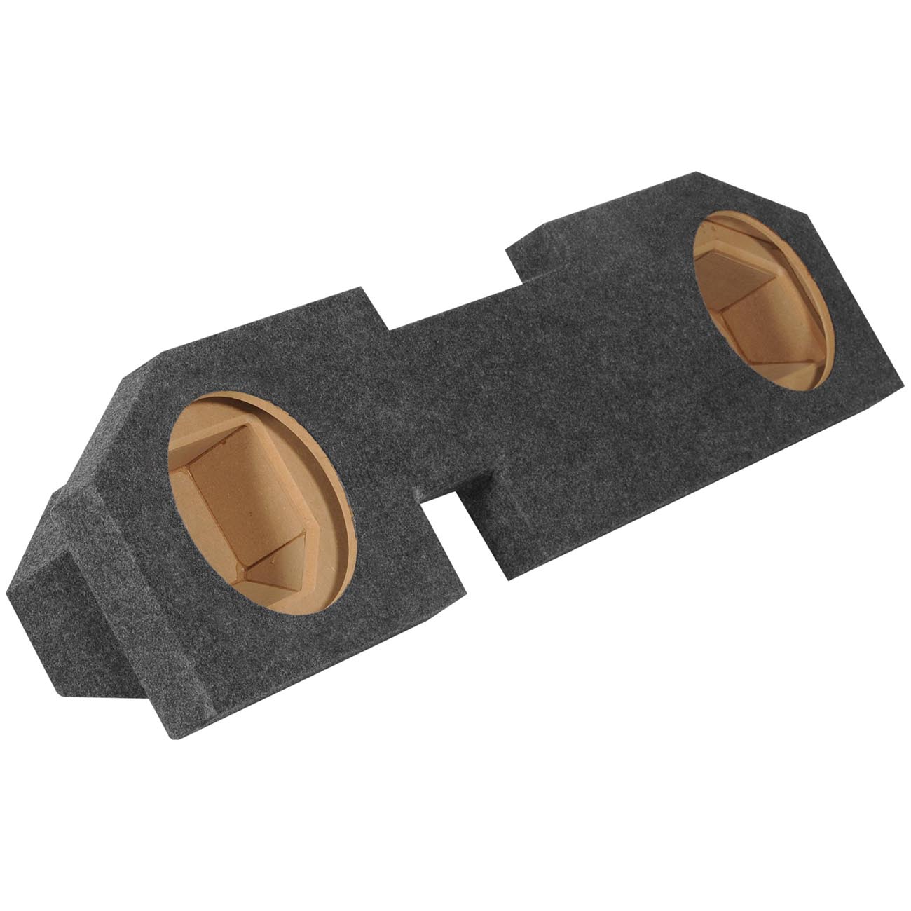 EMPTY WOOFER BOX DODGE 4 DOOR '02 - '18; DUAL 10"; - Image 2