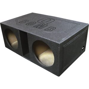 Qpower Dual 12" Vented Extra Large SPL Woofer Box "Q Bomb"