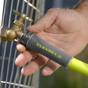 Flexzilla® Garden Hose 5/8" x 10' 3/4" - 11 1/2 GHT Fittings ZillaGreen®