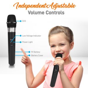 Pyle Pro 8 Mic Wireless System Hand held