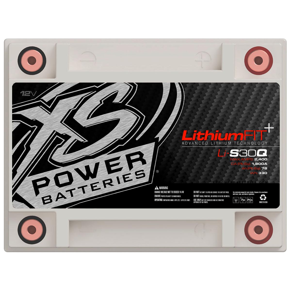 XS Power Lithium Racing Battery 120AH 1200 CA 6000 W - Image 2