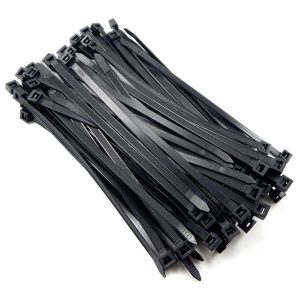 Nippon Nylon Wire Ties 8″ - Black (100 count)
