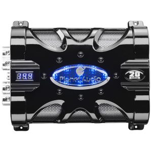 Planet 20 Farad Capacitor with Digital Voltage Display Blue Illumination