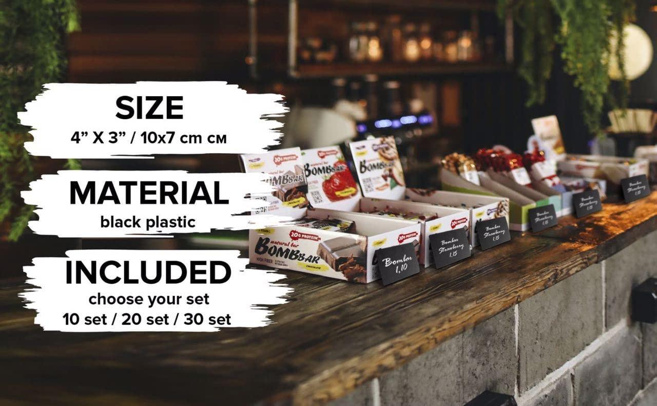 10 Pack Mini Chalkboard Signs for Food 3x4 inch Party Buffet Tables Wedding Bakery Small Chalkboard Signs Mini Chalkboard Signs for Food Chalkboard Buffet Signs Table Sign Chalkboard - Image 5