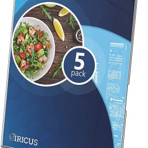 5 Pack Acrylic Sign Holders 8.5x11   Plastic Stands for Display   8 1 2 x 11 Acrylic Sign Holder with Vertical Slanted Back   Clear Plastic Sign Holder Paper Display Table Stand Flyer Document Paper