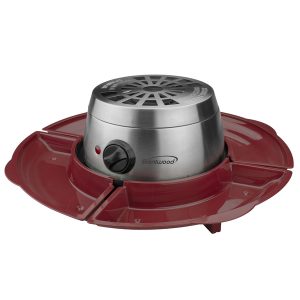 Brentwood Just For Fun TS-603 Indoor Electric Stainless Steel S'mores Maker with 4 Trays and 4 Roasting Forks