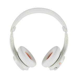 Skullcandy S5IOW-S951 Icon ANC Bluetooth On-Ear Headphones with Microphone (Bone/Orange Glow)