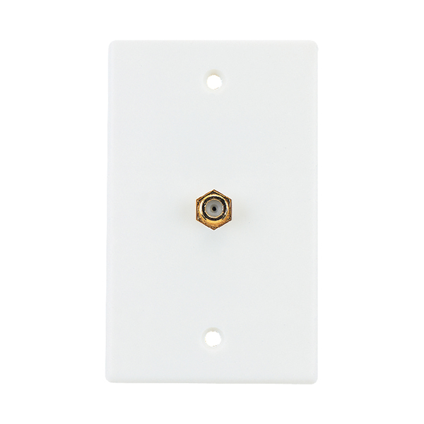 RCA VH61R1 Single Coaxial Flush-Mount Wall Plate