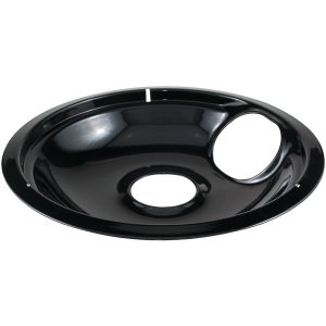 Stanco Metal Products 414-8 Black Porcelain Replacement Drip Bowl (8 In.)
