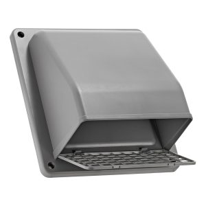 Lambro 351G/351GR 6-In. Plastic Wall Exhaust or Air Intake Vent, Gray (Gray)