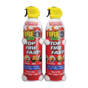 Fire Gone 2-FG-7209 Fire Suppressant, 2 Pack with Bracket
