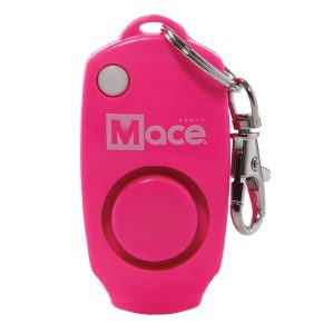Mace Brand 80731 Personal Safety Alarm with Key Chain (Neon Pink)