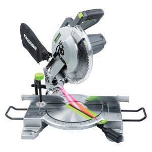 Genesis GMS1015LC 15-Amp 10-In. Compound Miter Saw with Laser Guide and Blade
