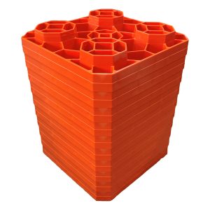 MAXSA Innovations 39345 RV Leveling Pad, 10-Piece Set, Orange