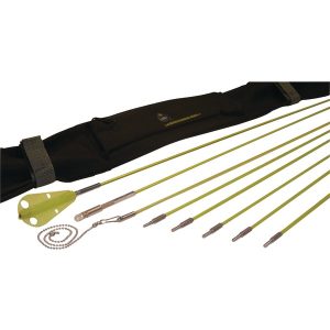 Labor Saving Devices 81-600 24-Ft. Creep-Zit Compact FiberFuse Wire-Running Rod Kit