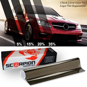 Scorpion Window Tint Carbon Series Dual-Ply 35% 36″ x 100′ roll