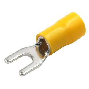 XScorpion Spade Terminals - #10 10/12ga. - Yellow (100 pack)