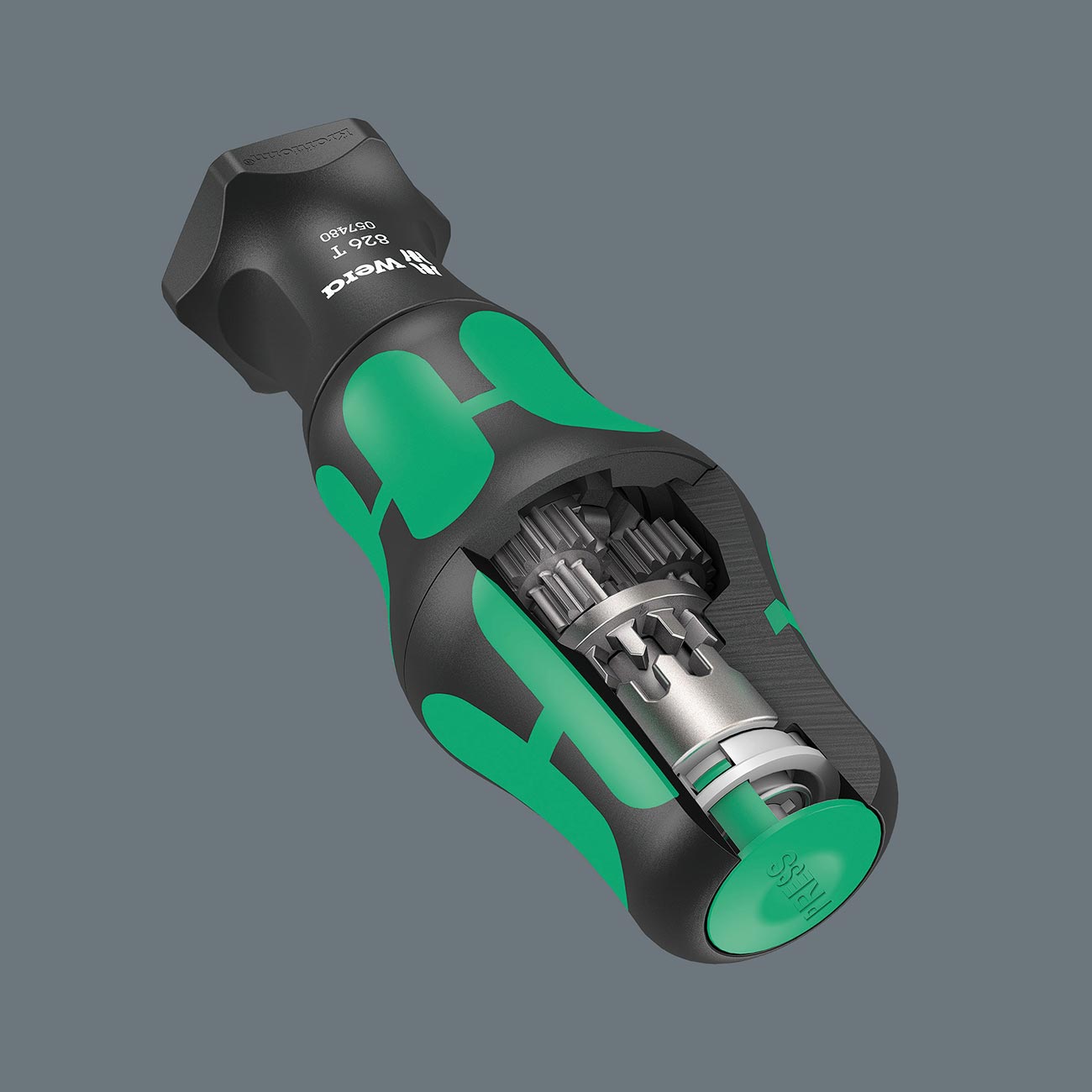 Wera Turbo Screwdriver with 1/4" SAE Bits (19-Piece) - Image 4
