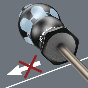 Wera Stainless Steel Screwdriver: Slotted 1.2 x 6.5 x 150mm (with Lasertip)