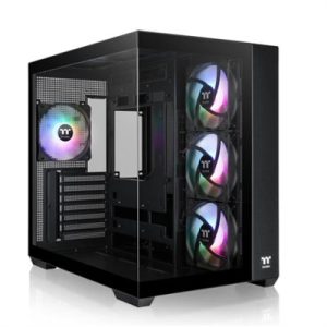 View 380 TG ARGB Case Black