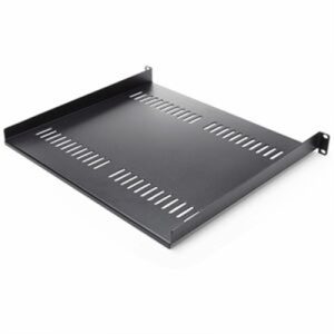 2-Pack 1U Rack Shelf, Vented