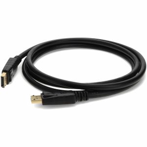 3ft DisplayPort 1.2 Male to DisplayPort 1.2 Male Black Cable For Resolution Up to 3840x2160 (4K UHD)