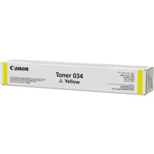 Canon 034 Original Laser Toner Cartridge - Yellow Pack