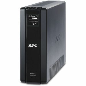 APC Back-UPS Pro, 1500VA/865W, Tower, 120V, 10x NEMA 5-15R outlets, AVR, LCD, User Replaceable Battery